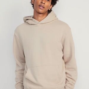 Old Navy mens essentials popover hoodie color "a stones throw" Large (104)